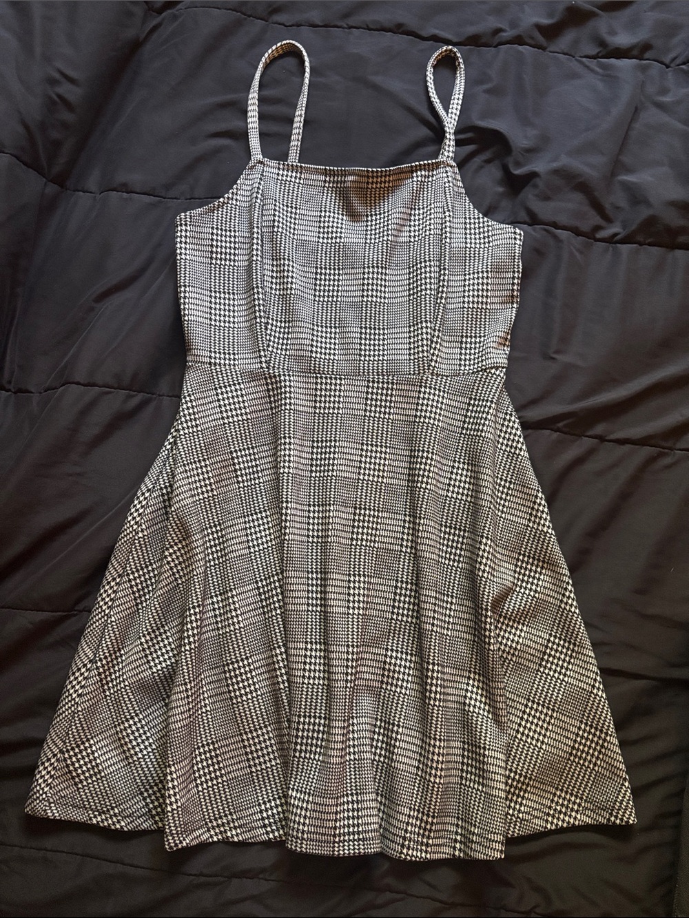 plaid skater dress